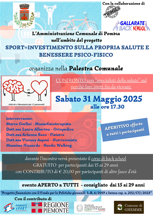 SPORT= Investimento Sulla Propria Salute E Benessere Psico-Fisico